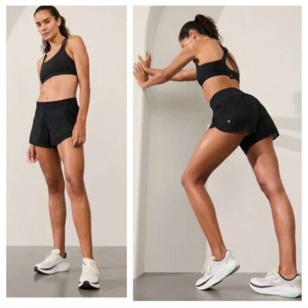 Athleta Women's Black Athletic Running Shorts Sz XS
